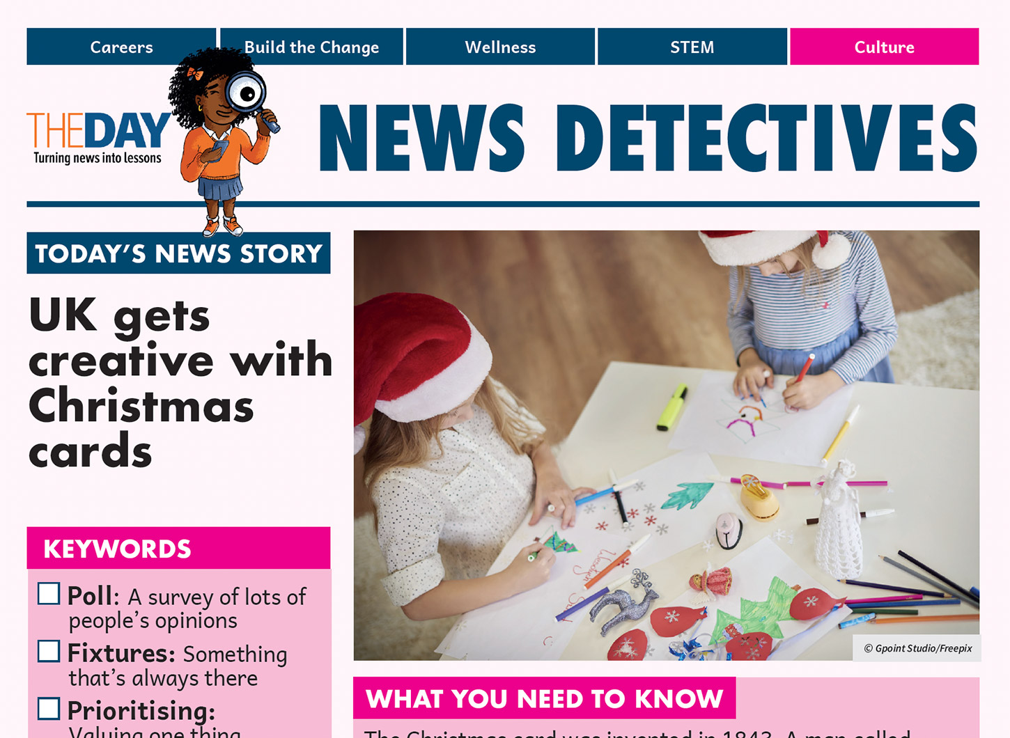 UK gets creative with Christmas cards - The Day